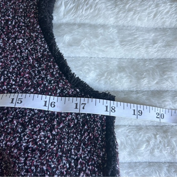 Dex The Suit Shop Black Speckled Sleeveless Office Attire Sleeveless Top - Picture 3 of 7